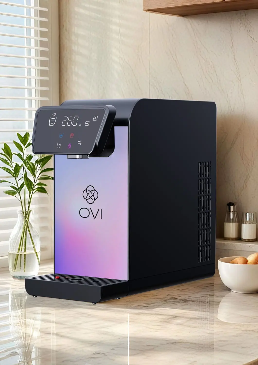 OVI II Purple Gradient Design-Frontblende