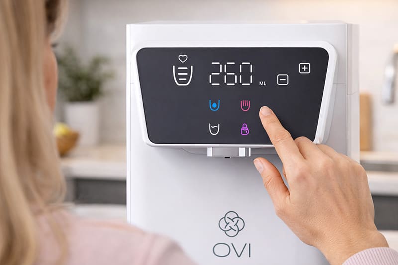 Définir la quantité du mode biberon OVI I